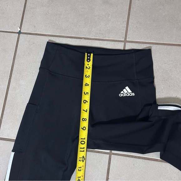 Adidas Women Black‎ Aeroready Athletic Leggings Pants size S - Picture 8 of 8